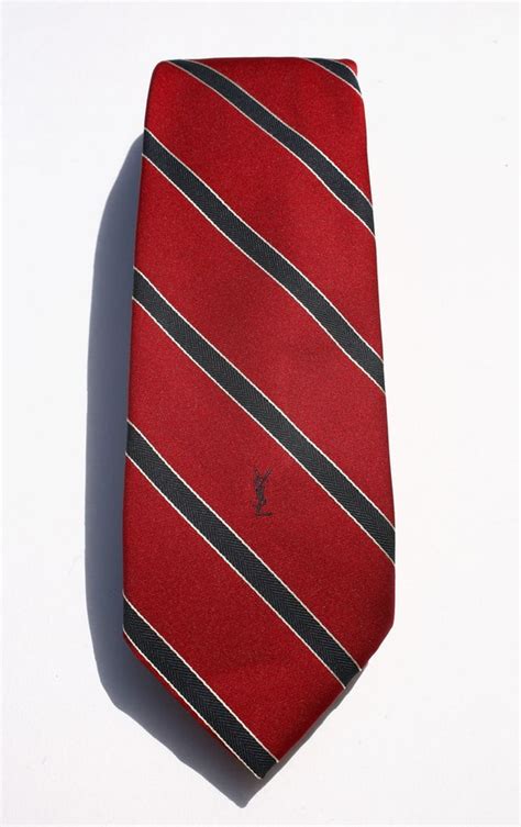 ysl tie red|vintage ysl tie.